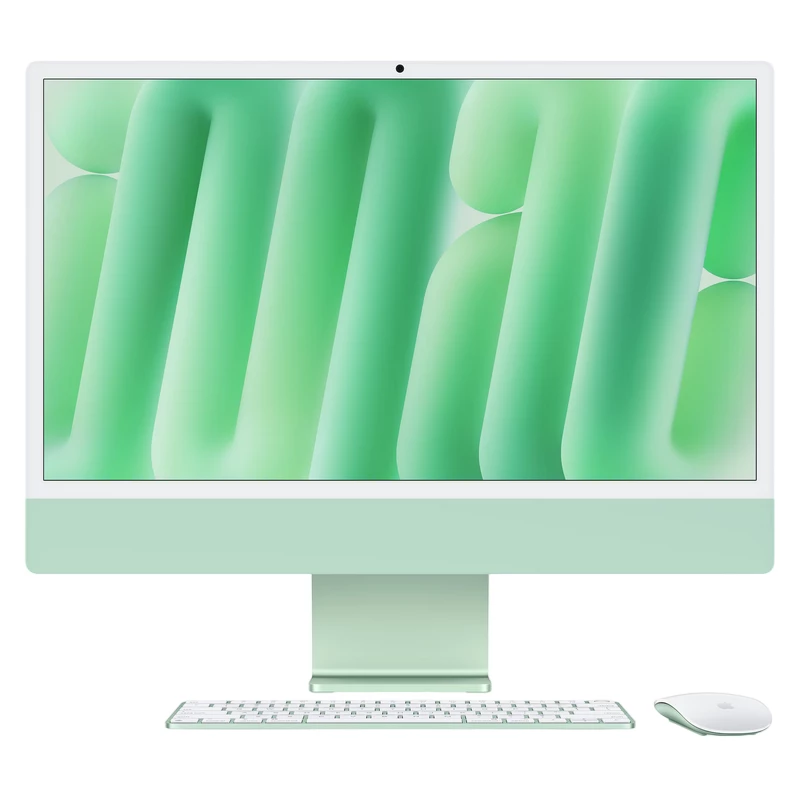 PC All-in-One APPLE iMac 24" Green MWUE3RU/A (M4 8-core CPU 8-core, GPU, 16Gb 256Gb,Mac OS Sequoia)