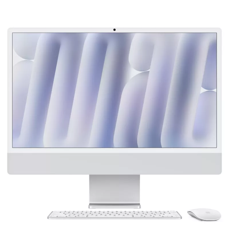 PC All-in-One APPLE iMac 24" MWUV3RU/A Silver (M4 10C/10G, 16GB, 512GB SSD,Mac OS Sequoia)