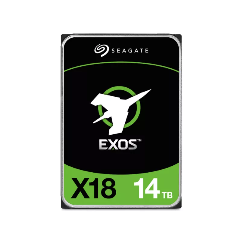 HDD SEAGATE 3.5" HDD 14.0TB-SATA- 256MB  EXOS X18 (ST14000NM000J-FR), RECERTIFIED, ENTERPRISE, CMR, 7200RPM, 2.5M (MTBF)