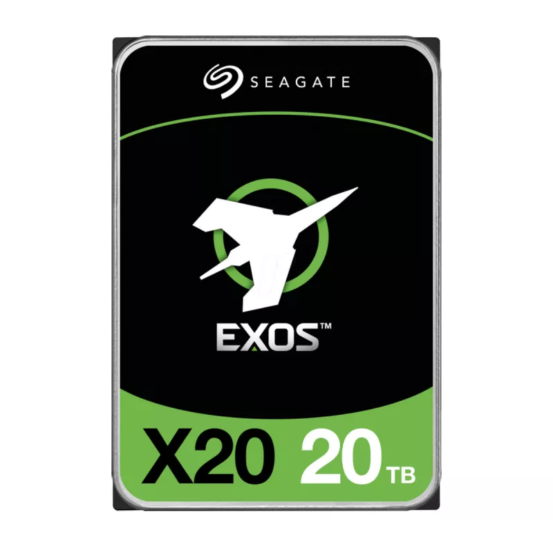 HDD SEAGATE 3.5" HDD 20.0TB-SATA- 256MB  EXOS X20 (ST20000NM007D-FR), RECERTIFIED, ENTERPRISE, CMR, 7200RPM, 2.5M (MTBF)