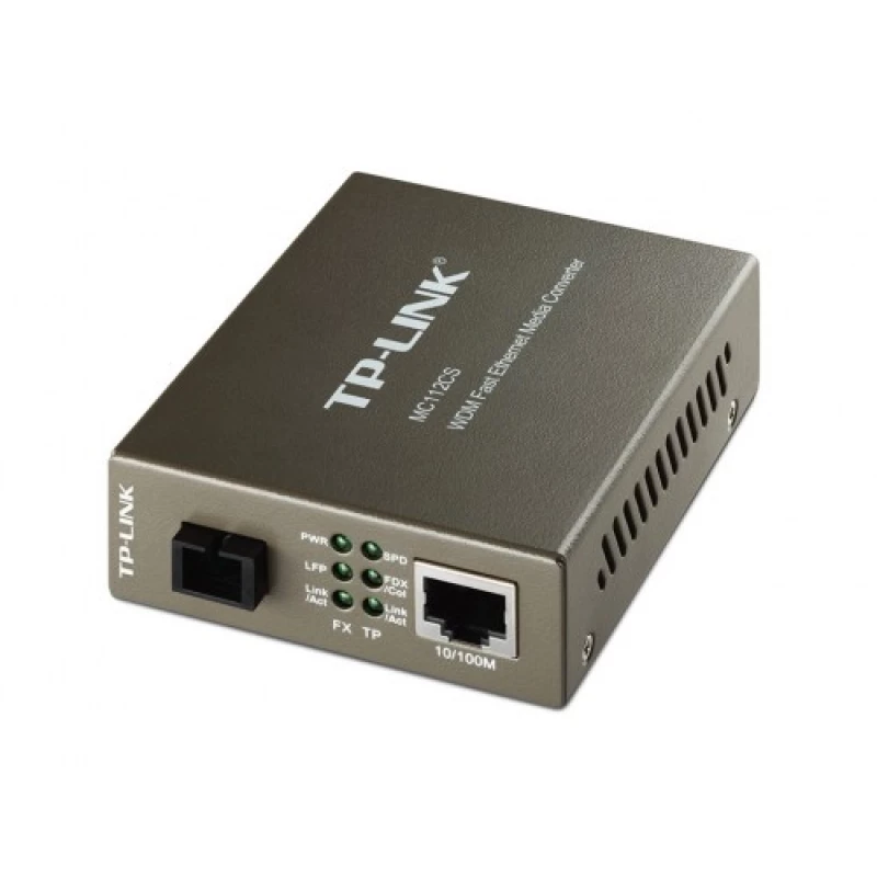 Media convertor TP-LINK MC112CS, SC fiber Converter,  20km