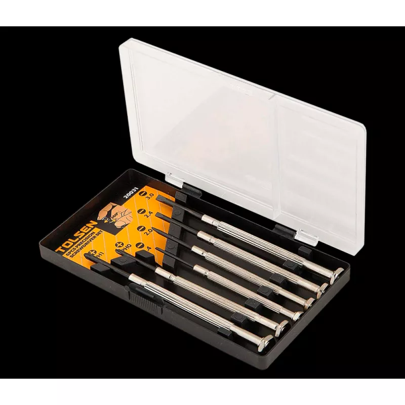 Set de surubelnite Tolsen НАБОР ОТВЕРТОК ДЛЯ ТОЧНОЙ РАБОТЫ 6 ШТ