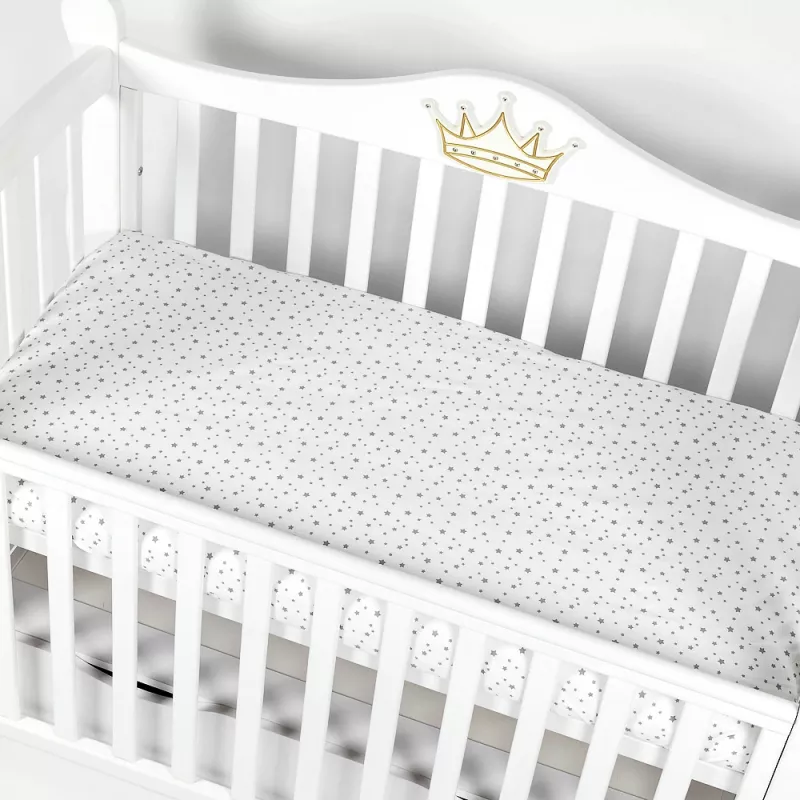 Простынь PM Cearsaf pe elastic 120x60 cm/Stele Gri