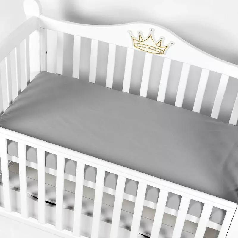 Простынь PM Cearsaf pe elastic 120x60 cm/Gri