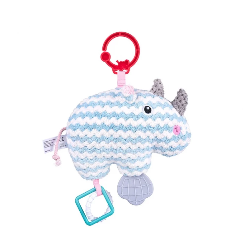 Accesorii pentru carucior PM JUCARIE CARUCIOR MONI BALI BAZOO 80427 KNIT RHINOCEROS