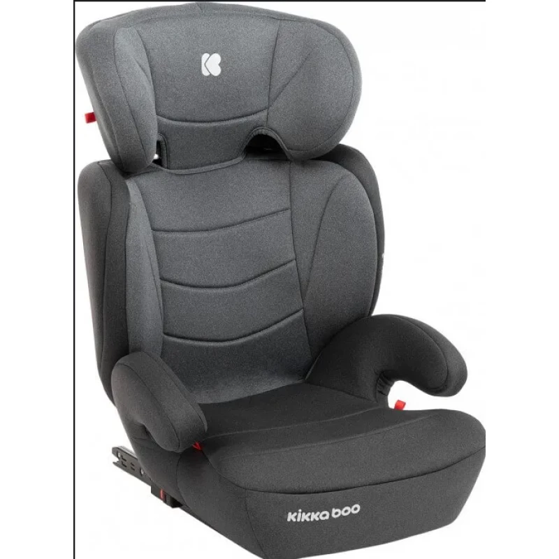 Автокресло детская PM Scaun auto 15-36kg (i-Size 100-150cm) Isofix Kikkaboo i-Stand Dark Grey