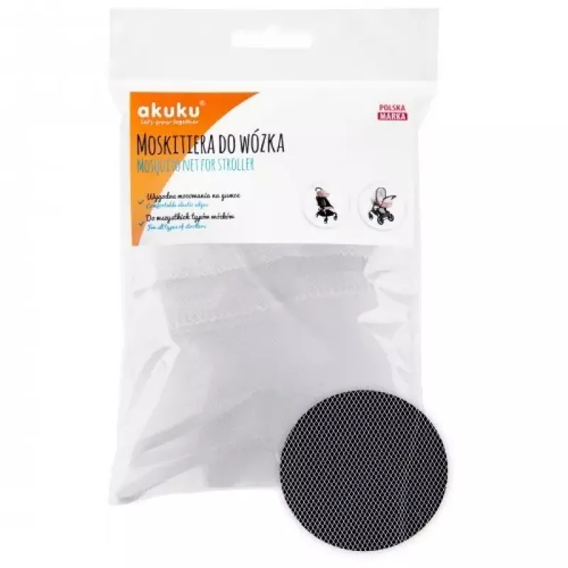 Accesorii pentru carucior Akuku PLASĂ DE INSECTE PENTRU CARUCIOR A0445,  ALB