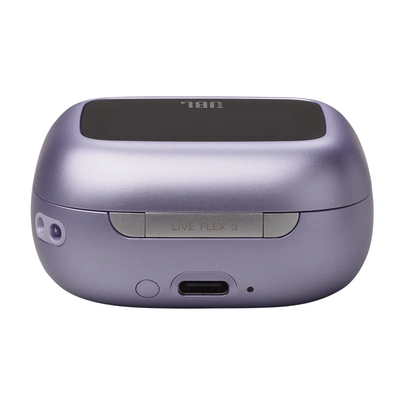 Casti cu fir si microfon JBL TRUE WIRELESS   LIVE FLEX 3 PURPLE TWS TRUE ADAPTIVE NOISE CANCELLING