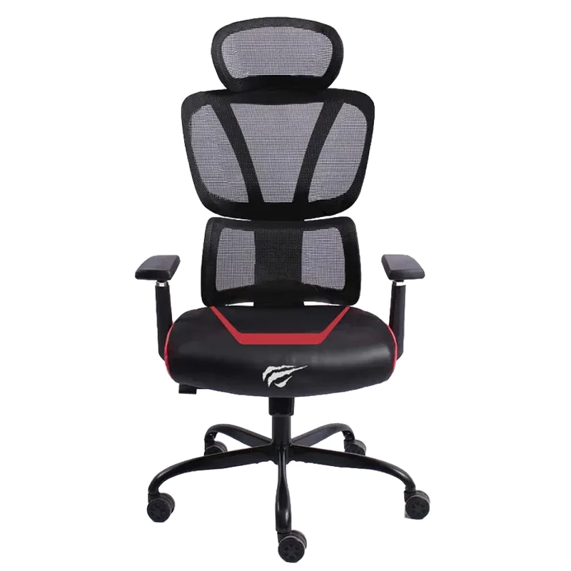 Игровое геймерское кресло Havit Gaming Chair Havit GC919, Ergonomic, Moving Waist, Mesh fabric, 3D Armrest, Black/Red