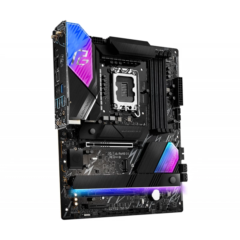 Placa de baza ASROCK Z890 LIGHTNING WIFI ATX, LGA1851, 4x DIMM 5600 MHz DDR5, MAX: 256GB