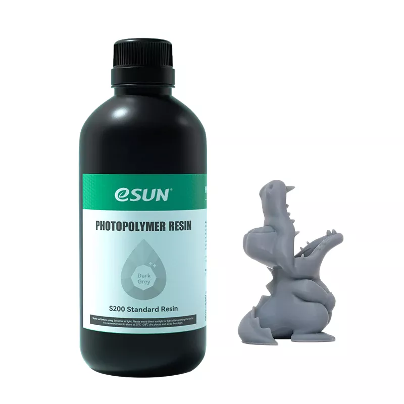 Filament ESUN PHOTOPOLYMER RESIN  S200 STANDARD RESIN, 0.5 KG, DEEP GREY