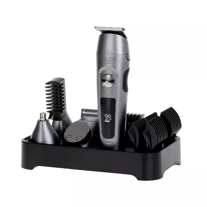 Триммер ADLER НАБОР ДЛЯ УХОДА СЕРЫЙ  AD