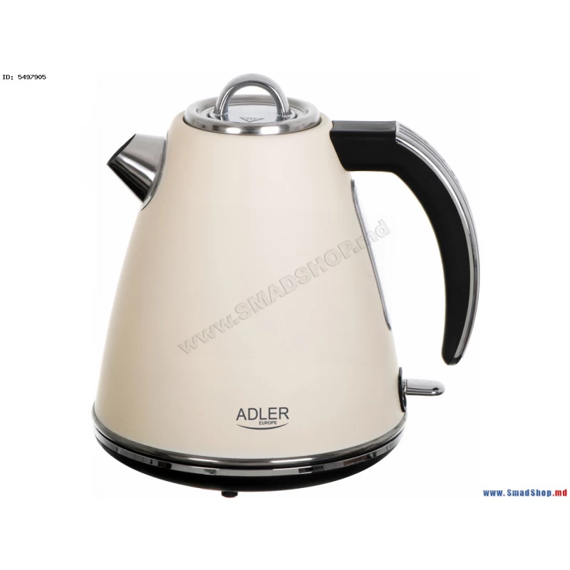 Электрочайник ADLER AD 1343, 1,5Л / 2200W Бежевый