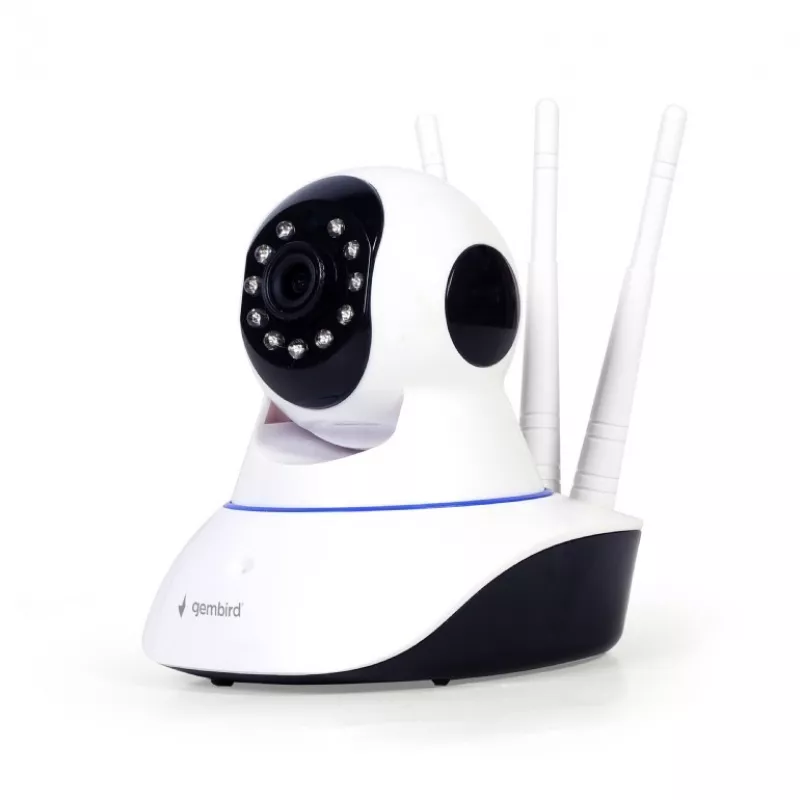 Camera IP TP-LINK GEMBIRD SMART ROTATING WIFI CAMERA TSL-CAM-WRHD-02, 1080P  INDOOR WIFI IP-CAMERA WITH BUILT-IN MICROPHONE, SPEAKER, MICROSD SLOT, ROTATES UP TO 355° HORIZONTALLY AND 120° VERTICALLY, MOTION DETECTION AND ALARM ALERTS, FREE TUYA SMARTLIFE APP, IR NIGH