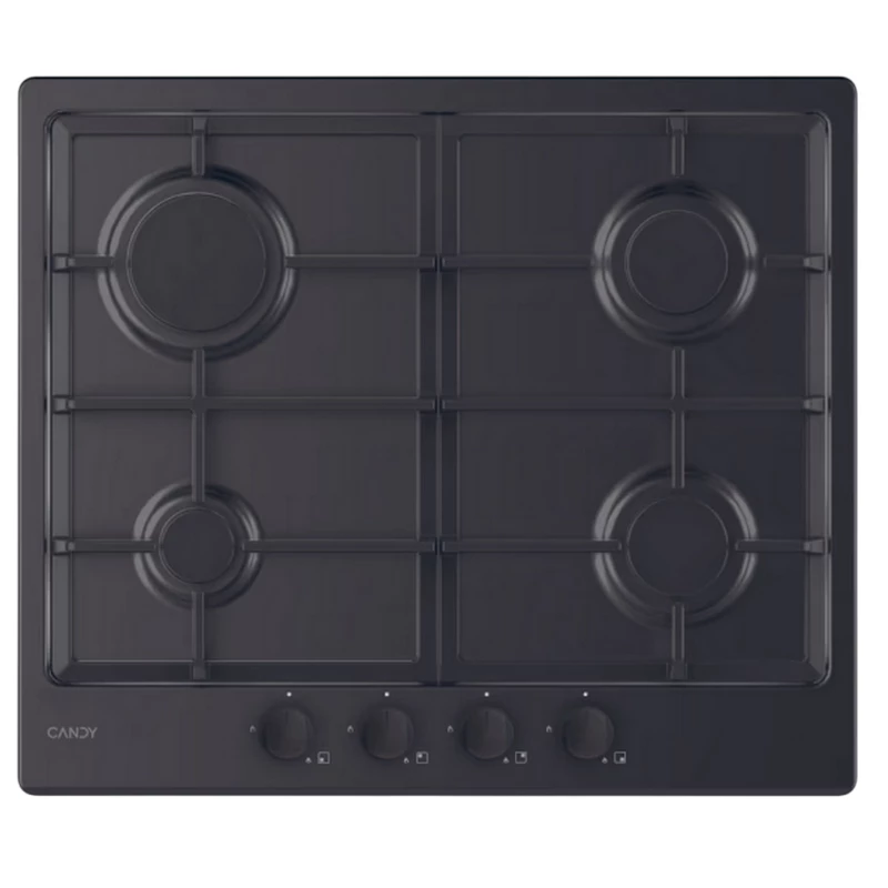 Plita incorporabila cu gaz Candy CHG6BRBB, Black