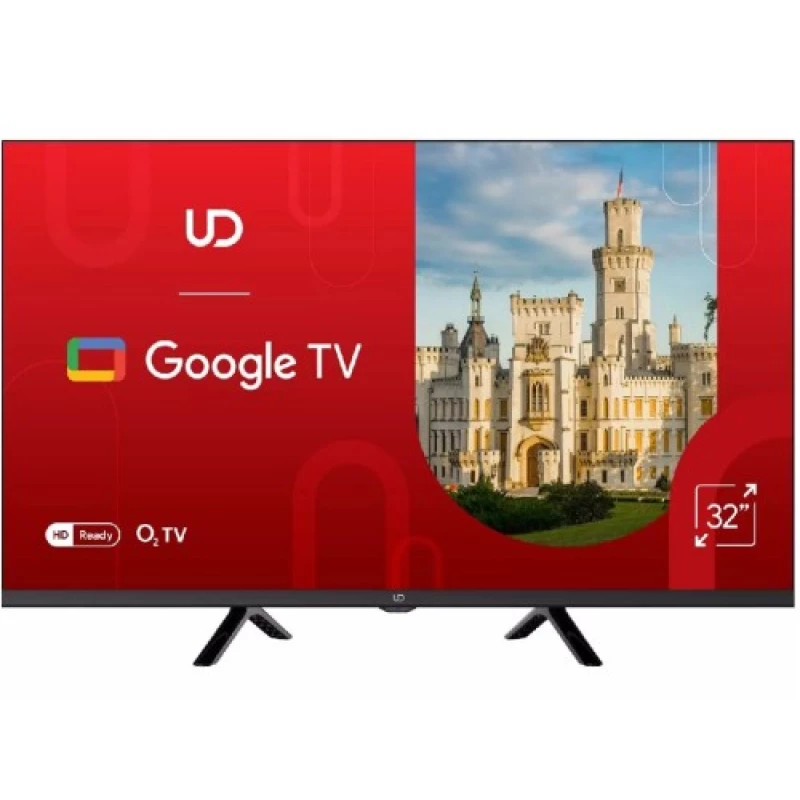 Televizor UD 32" LED TV  32W5210, BLACK (1366X768 HD READY, PCI 60 HZ, SMART TV (ANDROID TV OS), 2 X HDMI2.0, 1 X USB, WI-FI, LAN (RJ-45), BT, DVB-T/T2/C/S2, SPEAKERS 2 X 8W, 3.7 KG)