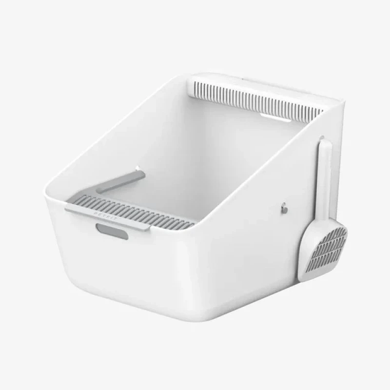 Диспенсер Petkit PURA CAT LITTER BOX, SEMI-OPEN LOW-LEVEL ENTRANCE LITTER TRAY, BUILT-IN ODOUR ELIMINATOR, 507*374*350MM, WHITE