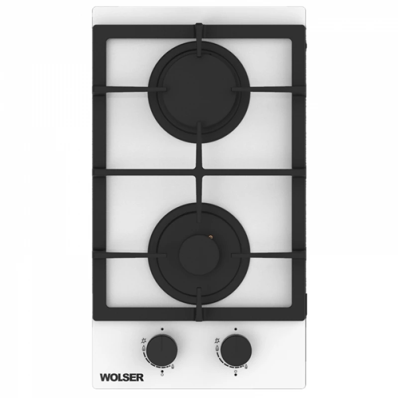 Plita incorporabila cu gaz WOLSER WL-BRD 6202 WHITE FFD, White
