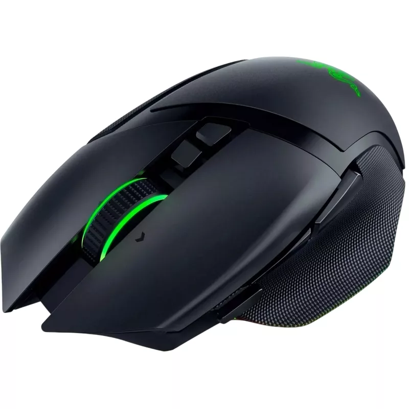 Gaming Mouse RAZER GAMING WIRELESS MOUSE  BASILISK V3 PRO, 30К DPI,11 BUTTONS, 70G, 750IPS , OPT.SW, 112G, ON-BOARD MEMORY, HYPERSCROLL, RGB, 2.4GHZ+BT, BLACK