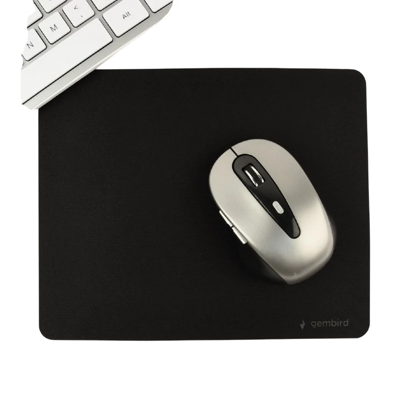 Mouse Pad GEMBIRD MOUSE PAD  MP-S-BK-M, 260 X 220MM, CLOTH MOUSE PAD WITH RUBBER ANTI-SKID BOTTOM, BLACK