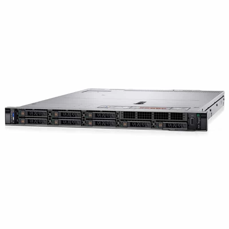 Server DELL POWEREDGE R450 1U RACK, XEON SILVER 4314 (2.4GHZ,16C/32T, 24M), 1X32GB RDIMM DDR4 3200MT/S, 1X480GB SSD SATA READ INTENSIVE 6GBPS (UP TO 8X2.5” HDD), PERC H755 RAID, IDRAC9 ENTERPRISE, BROADCOM 5720 DUAL PORT 1GBE LOM, DUAL PSU (1+1) 700W.