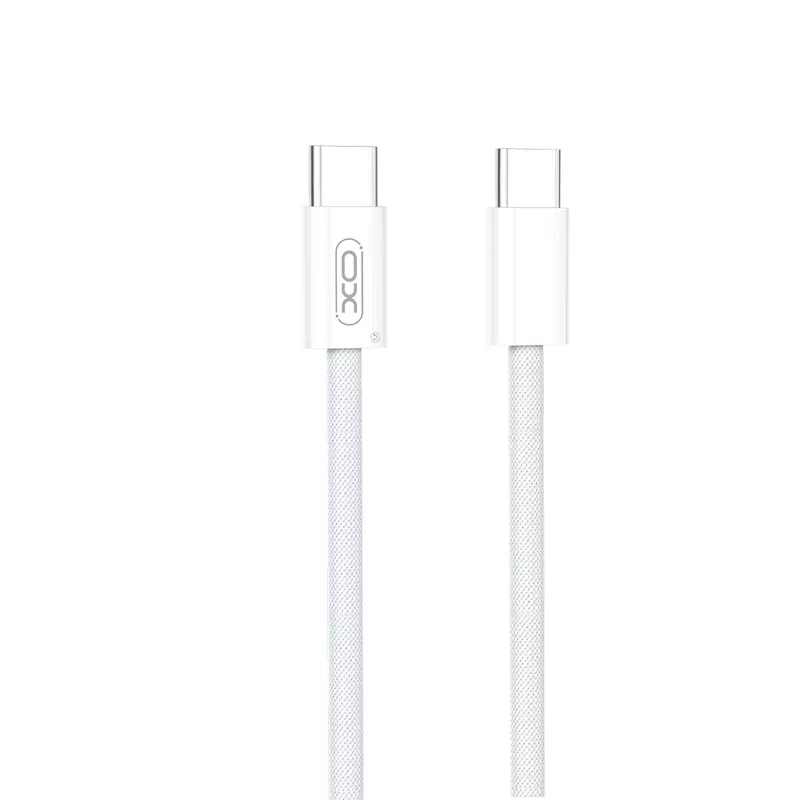 Кабель XO Type-C to Type-C Cable XO, PD fast charging 60W, 1.5m, NB-Q260B, White