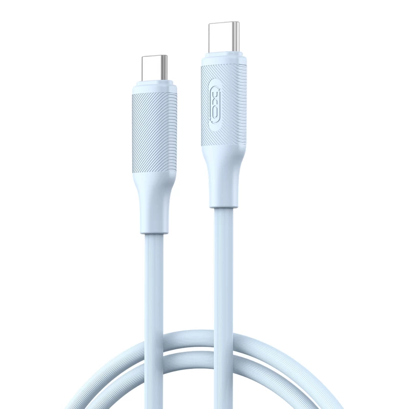 Кабель XO Type-C to Type-C Cable XO, PD fast charging 60W, NB-Q265B, Blue