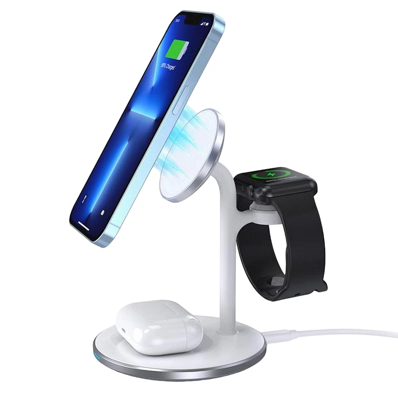 Беспроводная зарядка Choetech Wireless Charger CHOETECH 3-in-1, T585-F, Black