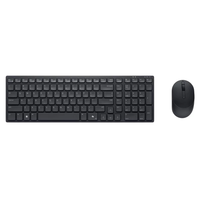 Keyboard DELL WIRELESS KEYBOARD & MOUSE  PRO COMPACT SILENT KM555, RUSSIAN, BLACK