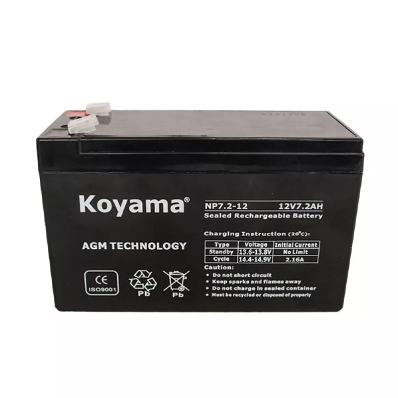 Acumulator auto KOYAMA ДЛЯ СИГНАЛИЗАЦИЙ NP7.2-12 12V/ACUMULATOR ELECTRIC P/U ALARME