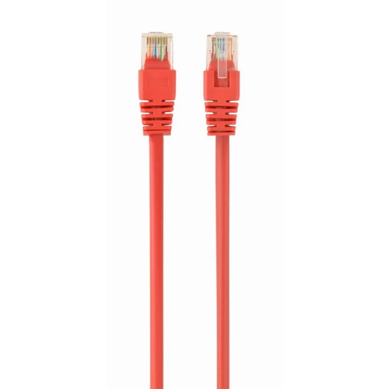 Патчкорд GEMBIRD UTP Cat.5e Patch cord, 0.5m, Red