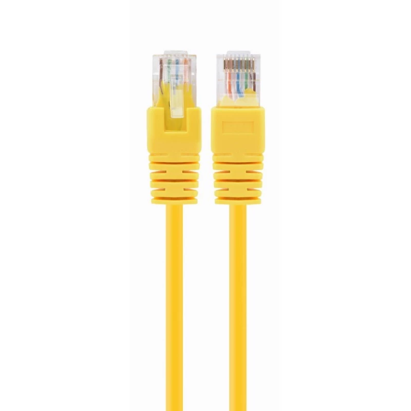 Patchcord GEMBIRD UTP CAT.5E PATCH CORD, 0.5M, YELLOW