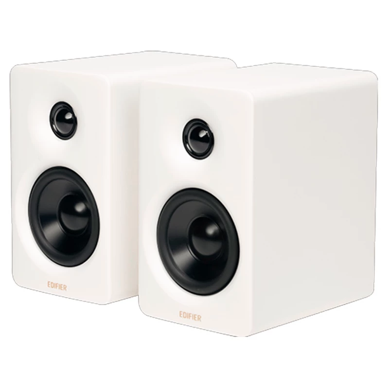 Колонка EDIFIER M60 2.0 SPEAKERS, WHITE, 66W (2X15W+ 2X18W) RMS, BLUETOOTH 5.3, LDAC, HI-RES SERTIFIED, 24BIT/96KHZ, 1" SILK DOME TWEETERS, 3" LONG-THROW ALUMINUM DIAPHRAGM MID-LOW DRIVERS, CLASS-D AMPLIFIER, DSP,  3.5MM AUX & USB-C AUDIO INPUTS,  CON