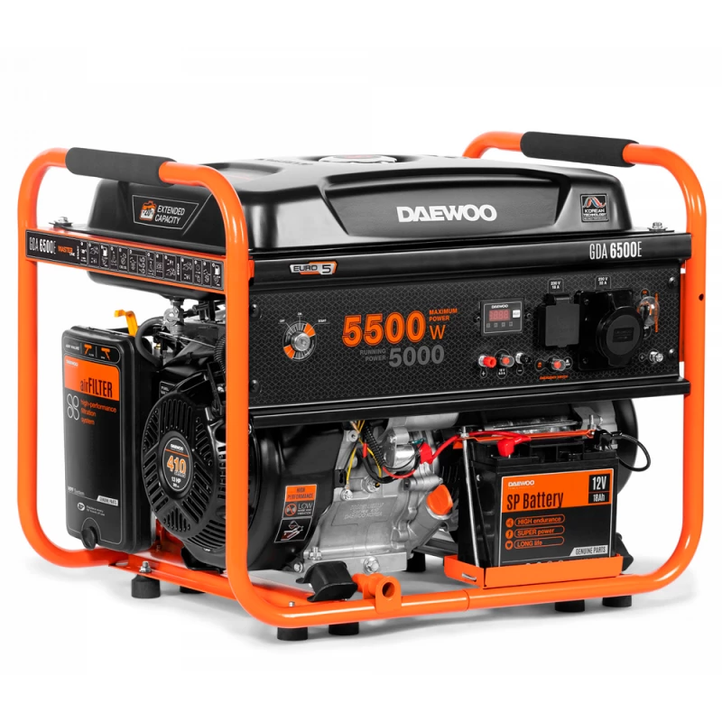 Generator DAEWOO GDA 6500E, 5.5kW