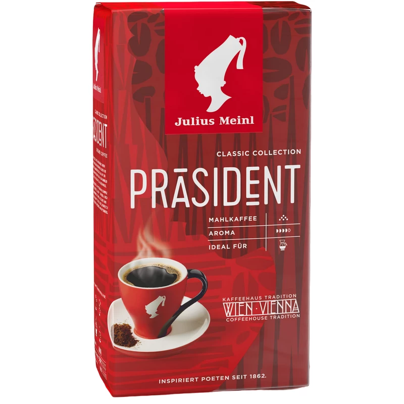 Молотый кофе Julius Meinl Coffee Julius Meiln President 500g (macinata)