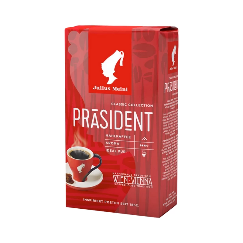 Кофе в зернах Julius Meinl Coffee Julius Meiln President Beans 500g (boabe)
