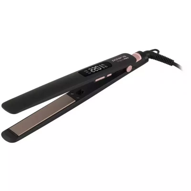 Плойка POLARIS PHS 5012 KT UltraSlim Digital Pro Negru/Aur Roz