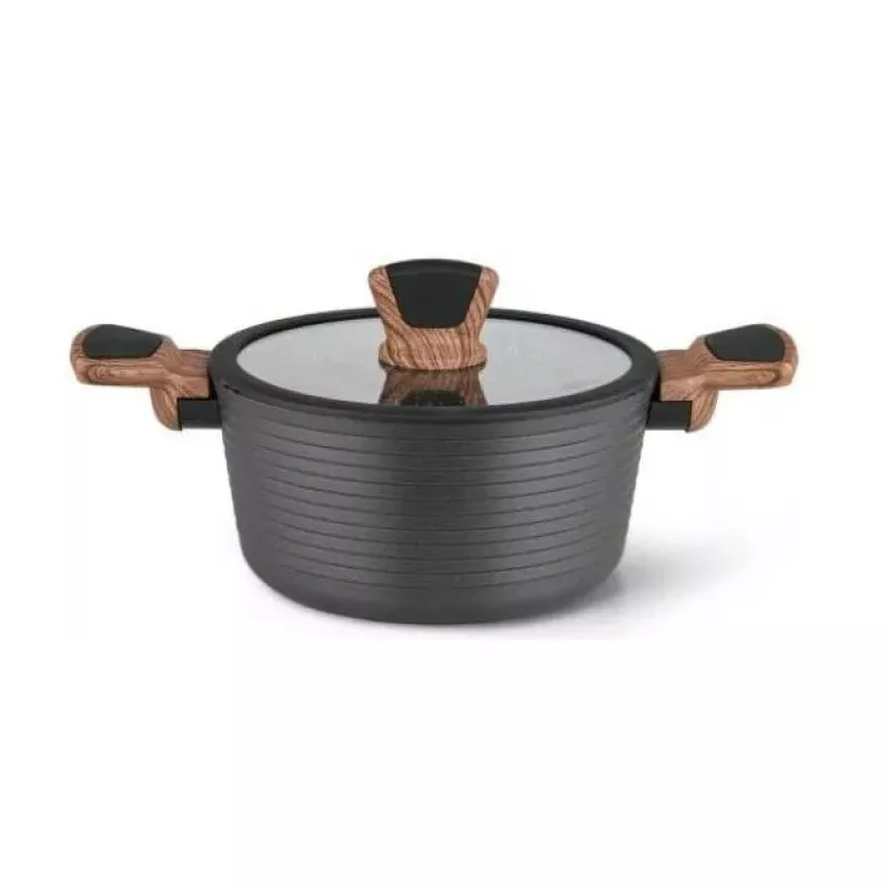 Cratita cu capac FISSMAN DIAMOND 4305 28X13.5 CM/7.1 L +CAPAC STICLA