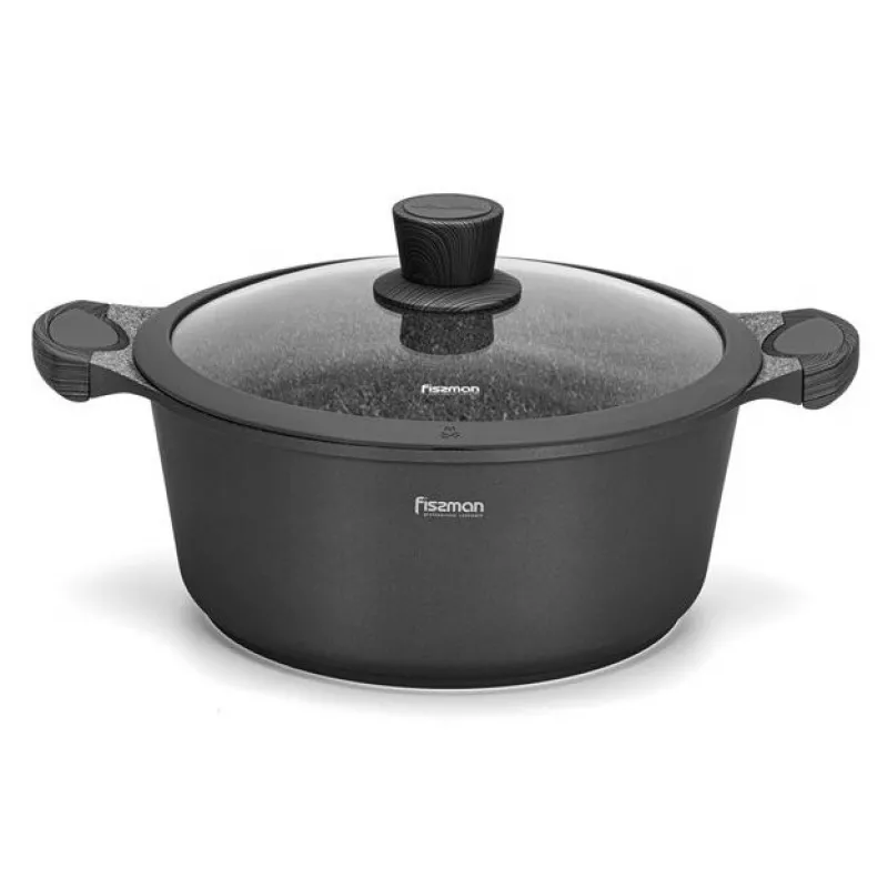 Cratita cu capac FISSMAN PRESTIGE 5049 6.2 L (28X12.5CM)+CAPAC STICLA