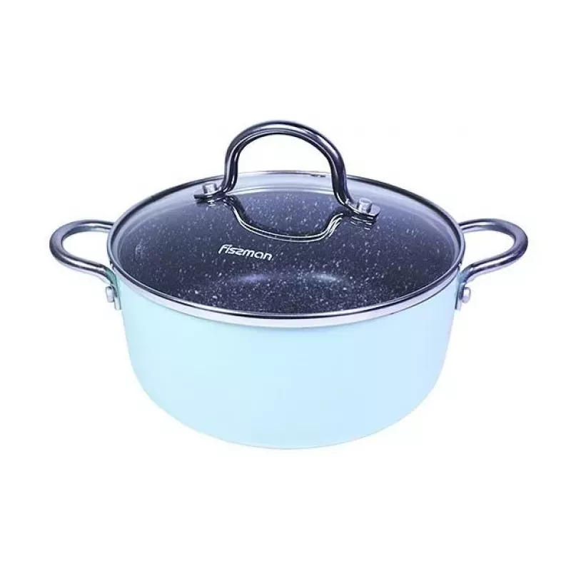 Cratita cu capac FISSMAN MINI CHEF 4257 1.8 L (18X8 CM)+CAPAC STICLA