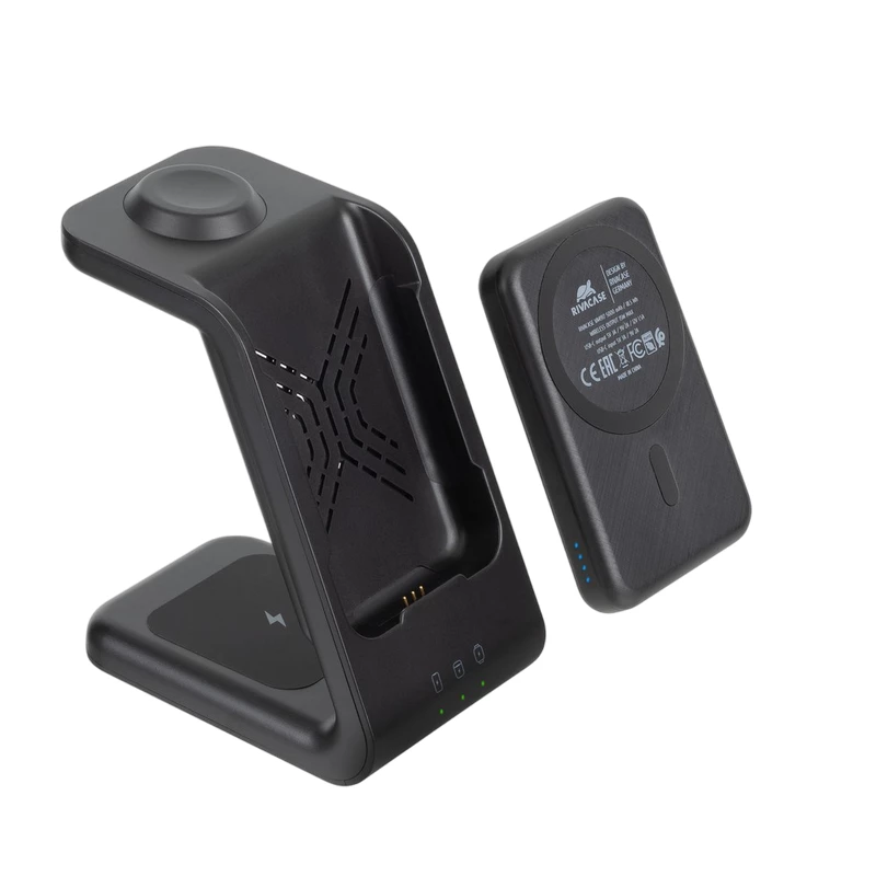 Baterie externa universala Rivacase POWER BANK  5000 MAH, MAGSAFE 15W + QC/PD20W, 3 IN 1, VA4917, BLACK