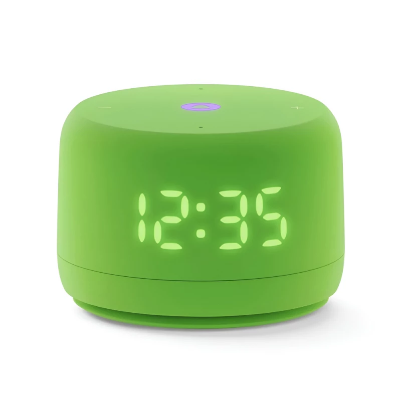 Smart Speaker Yandex YNDX-00026GRN  STATION LITE 2 WITH ALISA, GREEN, LED Display, Smart Home Control Center, No Hub Required, Wi-FI-AC + BT5.0, Alisa Assistant built-in, 6W, Sensor buttons, 4 Microphones