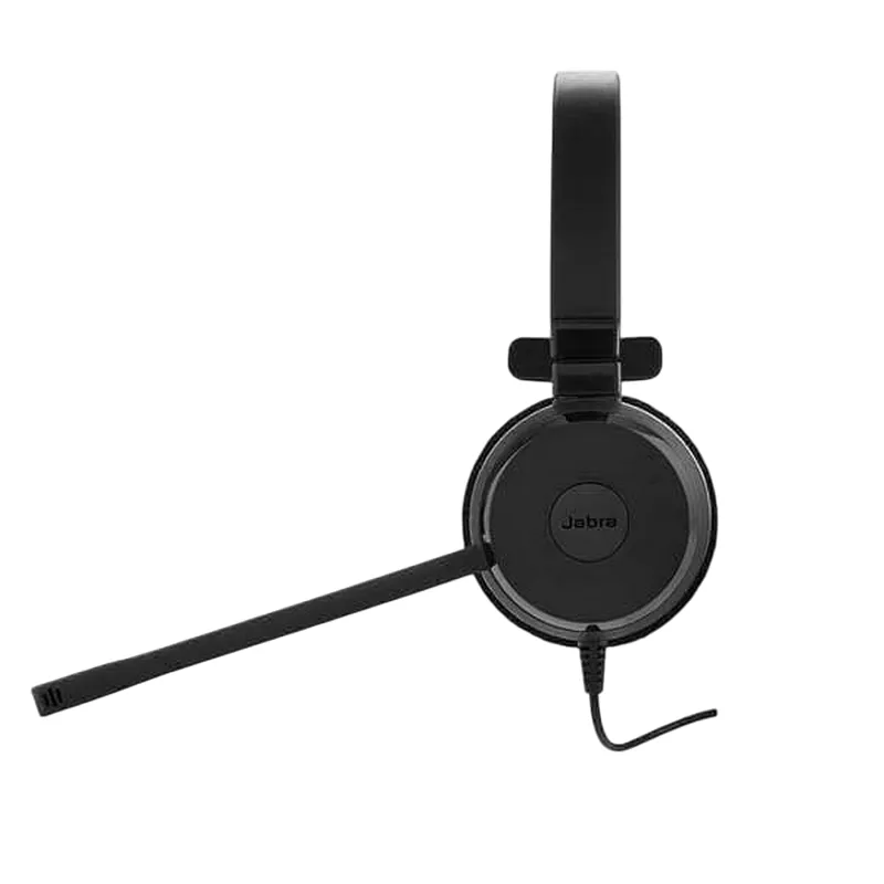 Casti fara fir Jabra HEADSET  EVOLVE 20SE STEREO MS, 28MM DRIVER, 150HZ-7KHZ, 32 OHM, 93.6DB, 132G., LEATHERETTE EAR CUSHIONS, BUSYLIGHT, 0.95+1.2M, USB-C, BLACK