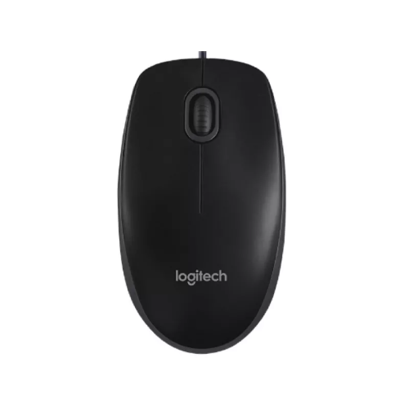 Мышь LOGITECH Logitech Corded Optical Mouse B100, 1000 DPI, Black