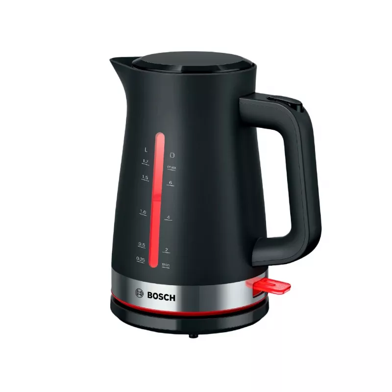 Ceainic electric BOSCH KETTLE TWK4M223 2400W, 1.7 L, BLACK / SILVER