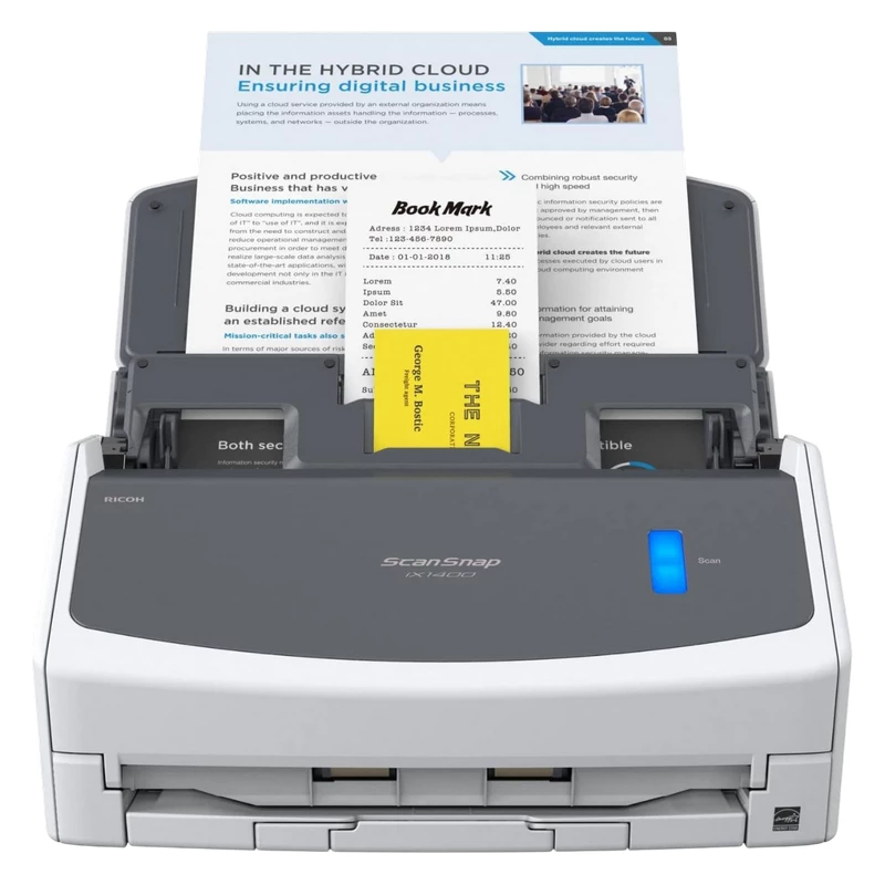 Scaner RICOH ScanSnap iX1400 Duplex Scanner 600 dpi ADF, Color