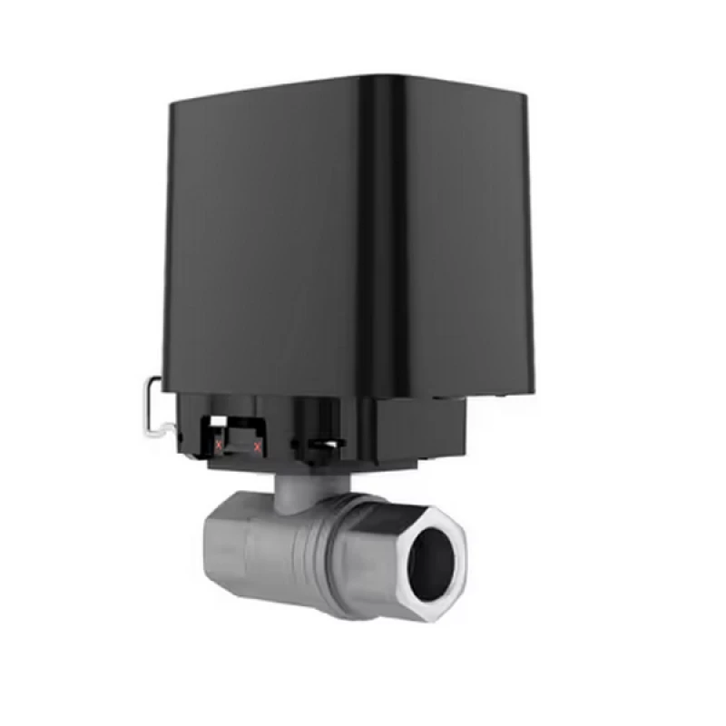 Supapă de apă wireless Ajax WIRELESS SECURITY WATER VALVE "WATERSTOP", 1/2" (DN 15), BLACK