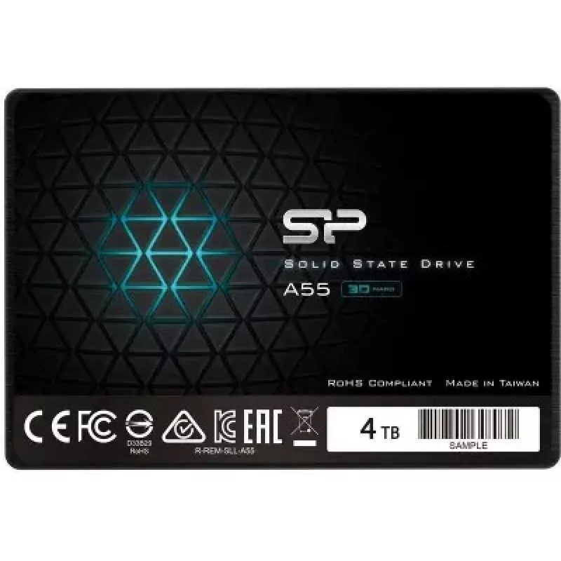 SSD SILICON POWER 2.5” SSD 4.0TB  ACE A55, SATAIII, SEQREADS: 500 MB/S, SEQWRITES: 450 MB/S, MTBF 1.5MLN, SLC CACHE TECHNOLOGY, BBM, SP TOOLBOX, 7MM, 3D NAND TLC