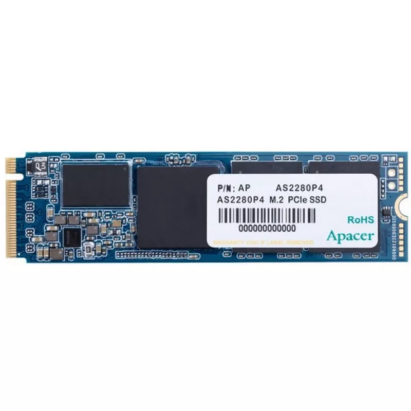 SSD APACER .M.2 NVMe SSD 256GB  AS2280P4, [PCIe 3.0 x4, R/W:1800/1100MB/s, 190/180K IOPS, 3D TLC], AP256GAS2280P4