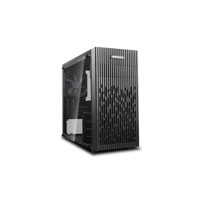 Carcasa fara PSU DEEPCOOL ”MATREXX 30” MICRO-ATX CASE, WITH SIDE-WINDOW (TEMPERED GLASS SIDE PANEL), WITHOUT PSU, PRE-INSTALLED: REAR 1X 120MM BLACK FAN, VGA COMPATIBILITY: 250MM, SUPPORT CABLE MANAGEMENT, 2X 2.5” DRIVE BAYS, 3X 3.5” DRIVE BAYS,1XUSB3.0, 1XUSB2.0, 1X